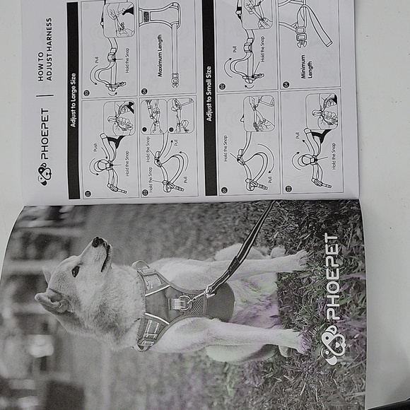 Blue and Black Dog Harness - Picture 16 of 16